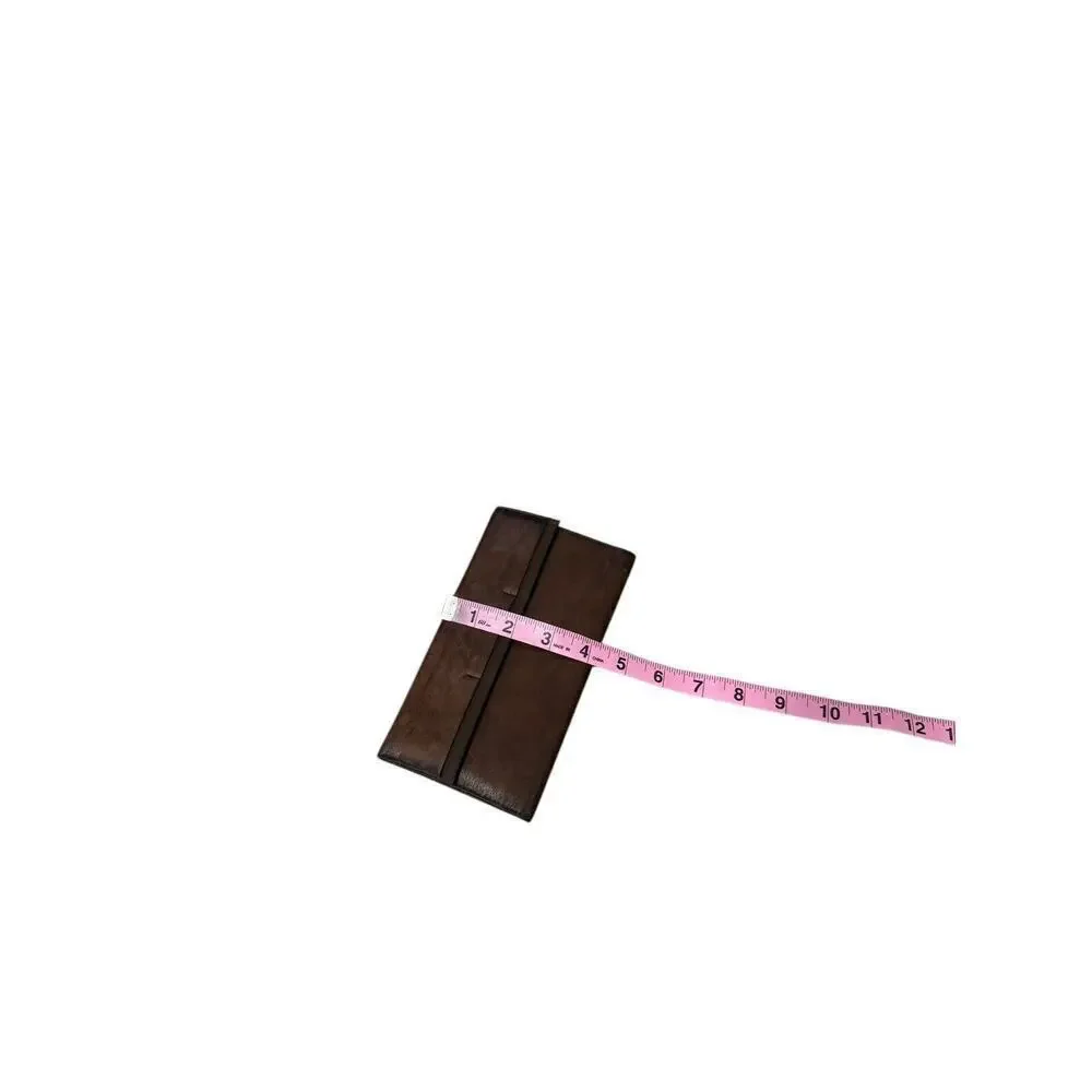 Buxton Dark Brown Large Leather Trifold Wallet Women’s‎